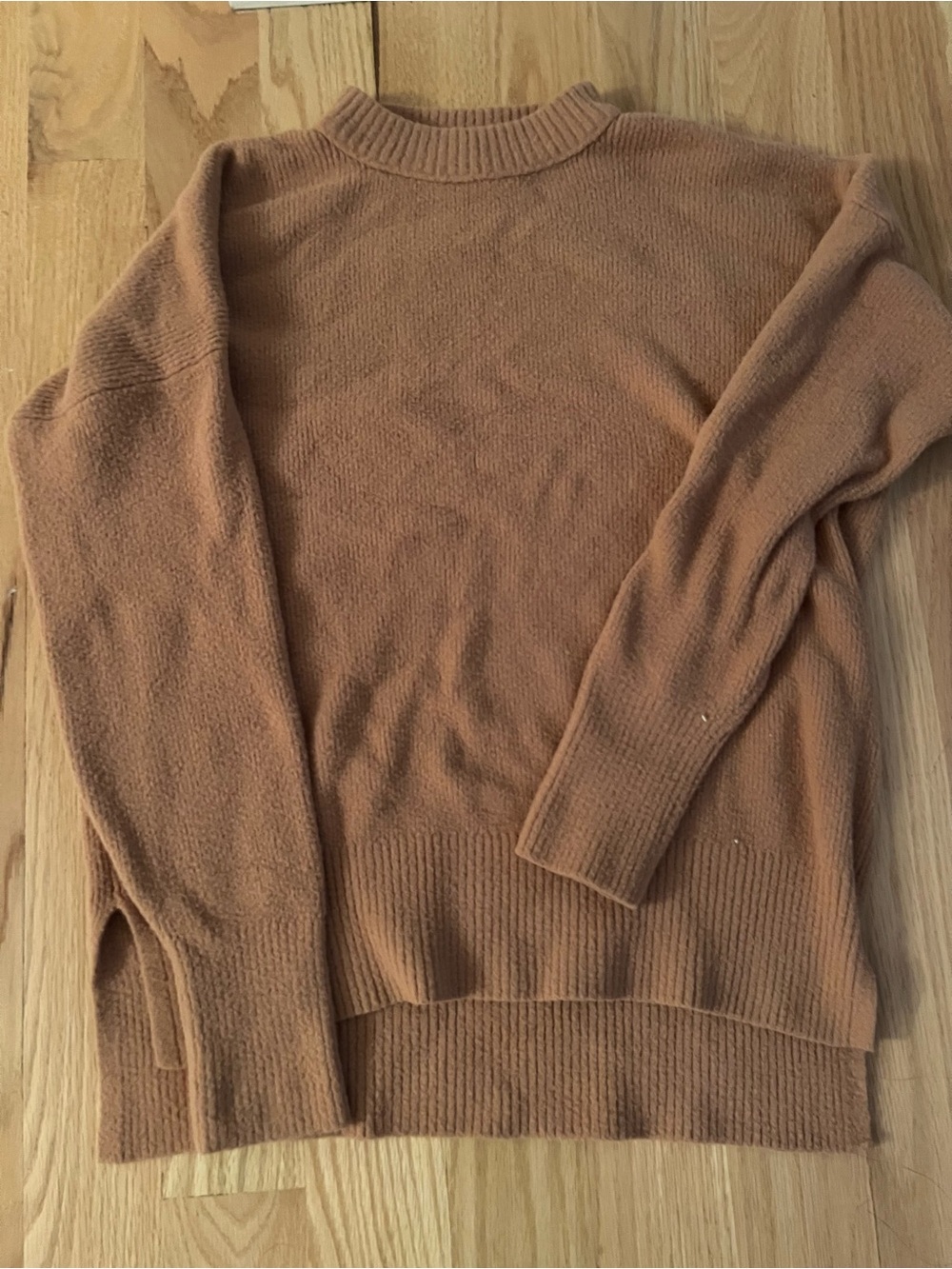 Abercrombie & Fitch Women's Crewneck Sweater in Camel Brown